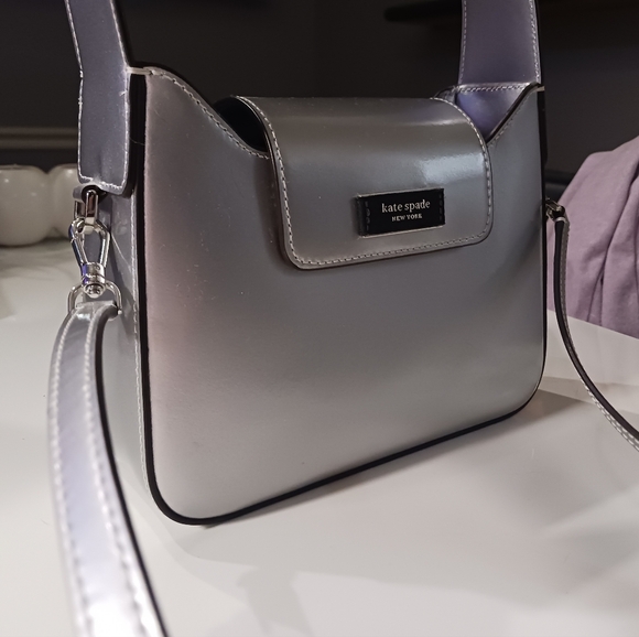 Kate Spade Sam Icon Starlight Silver Metallic - Picture 2 of 11